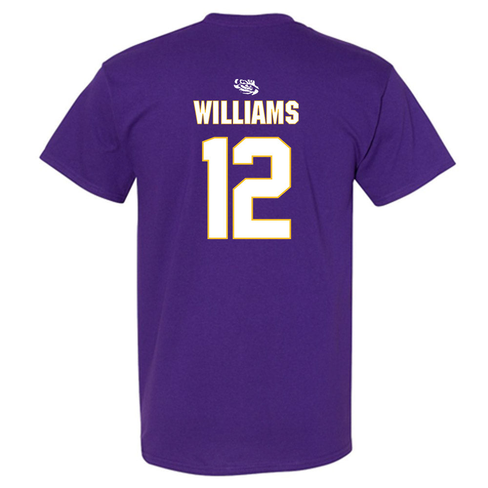 LSU - NCAA Women's Basketball : Mikaylah Williams - Replica Shersey T-Shirt-1