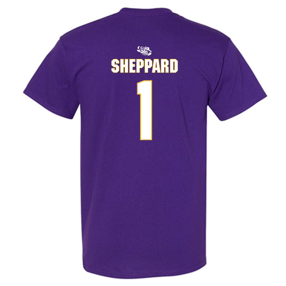 LSU - NCAA Women's Basketball : Mjracle Sheppard - Replica Shersey T-Shirt-1