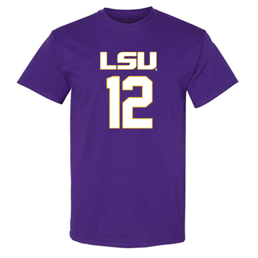 LSU - NCAA Women's Basketball : Mikaylah Williams - Replica Shersey T-Shirt-0