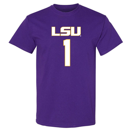 LSU - NCAA Women's Basketball : Mjracle Sheppard - Replica Shersey T-Shirt-0