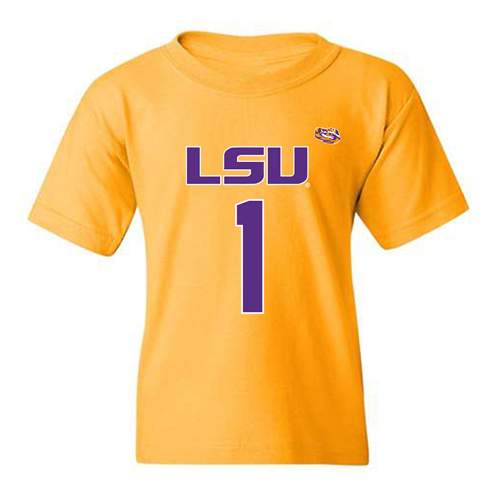 LSU - NCAA Women's Basketball : Amiya Joyner - Replica Shersey Youth T-Shirt-0