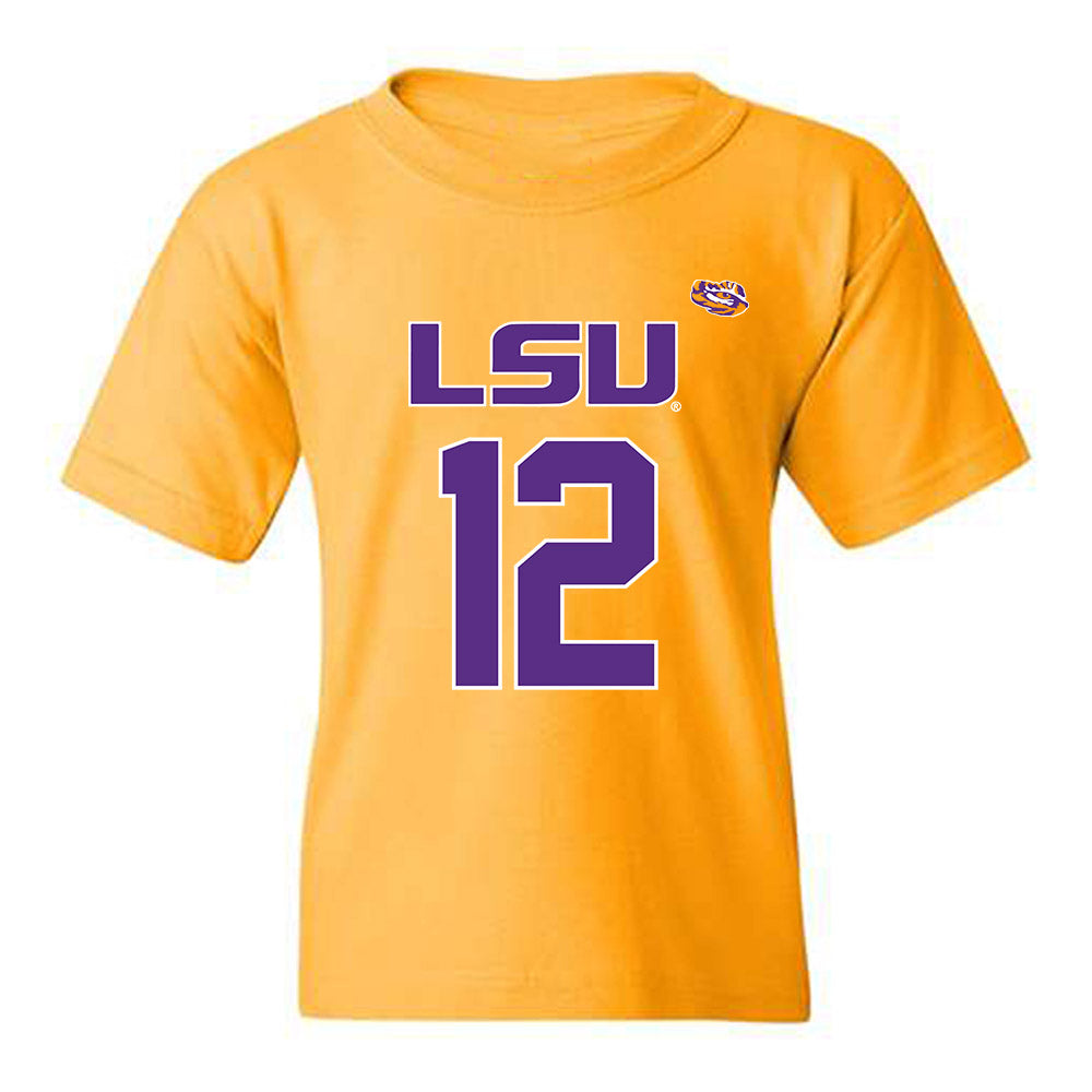 LSU - NCAA Women's Basketball : Mikaylah Williams - Replica Shersey Youth T-Shirt-0