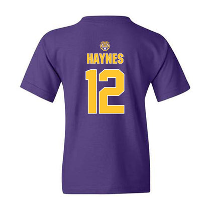 LSU - NCAA Beach Volleyball : Amber Haynes - Youth T-Shirt