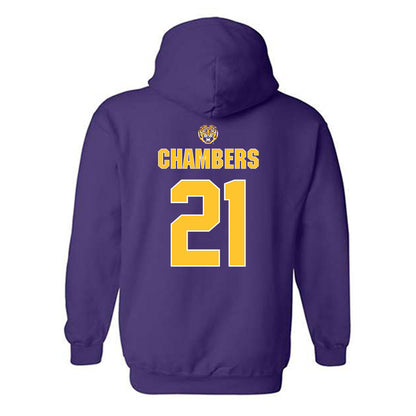 LSU - NCAA Beach Volleyball : Cassidy Chambers - Hooded Sweatshirt