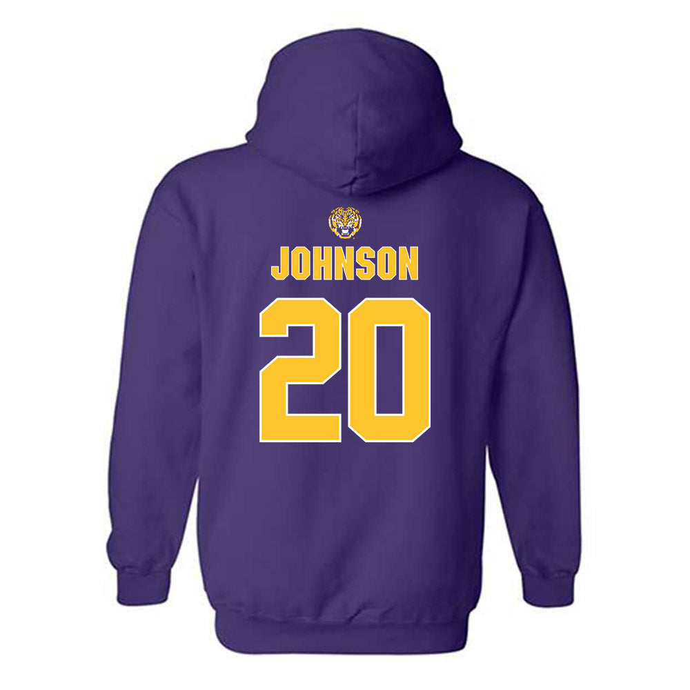 LSU - NCAA Beach Volleyball : Emma Johnson - Hooded Sweatshirt