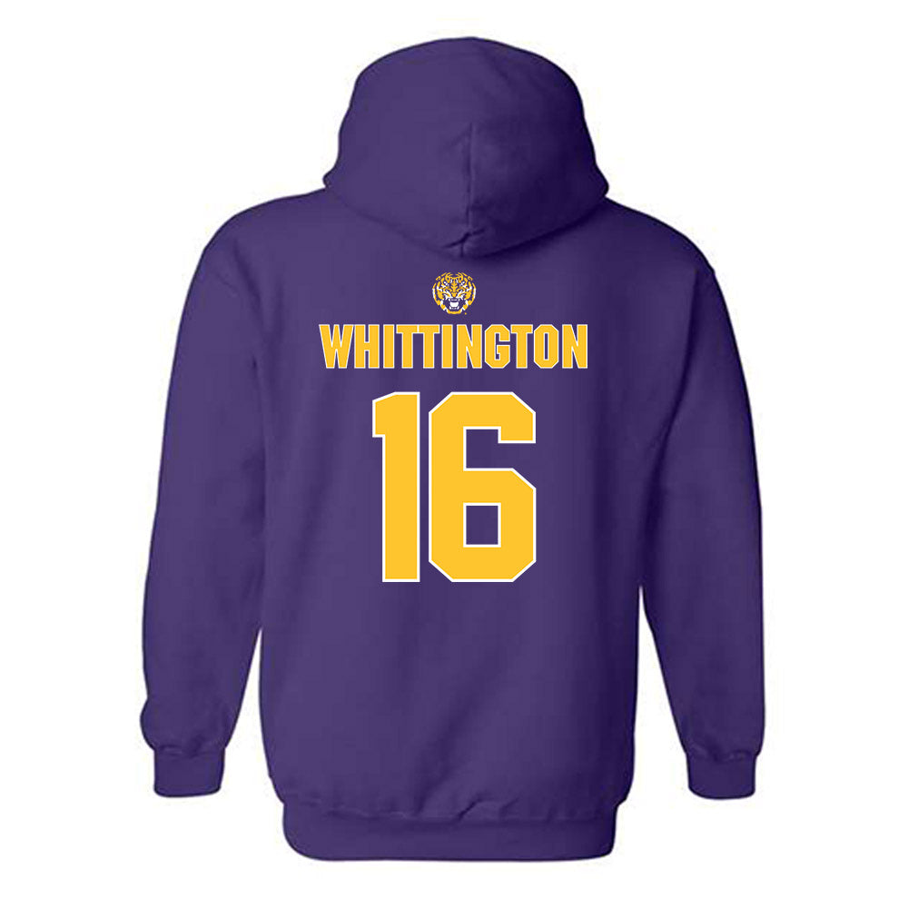 LSU - NCAA Beach Volleyball : Maddie Whittington - Hooded Sweatshirt