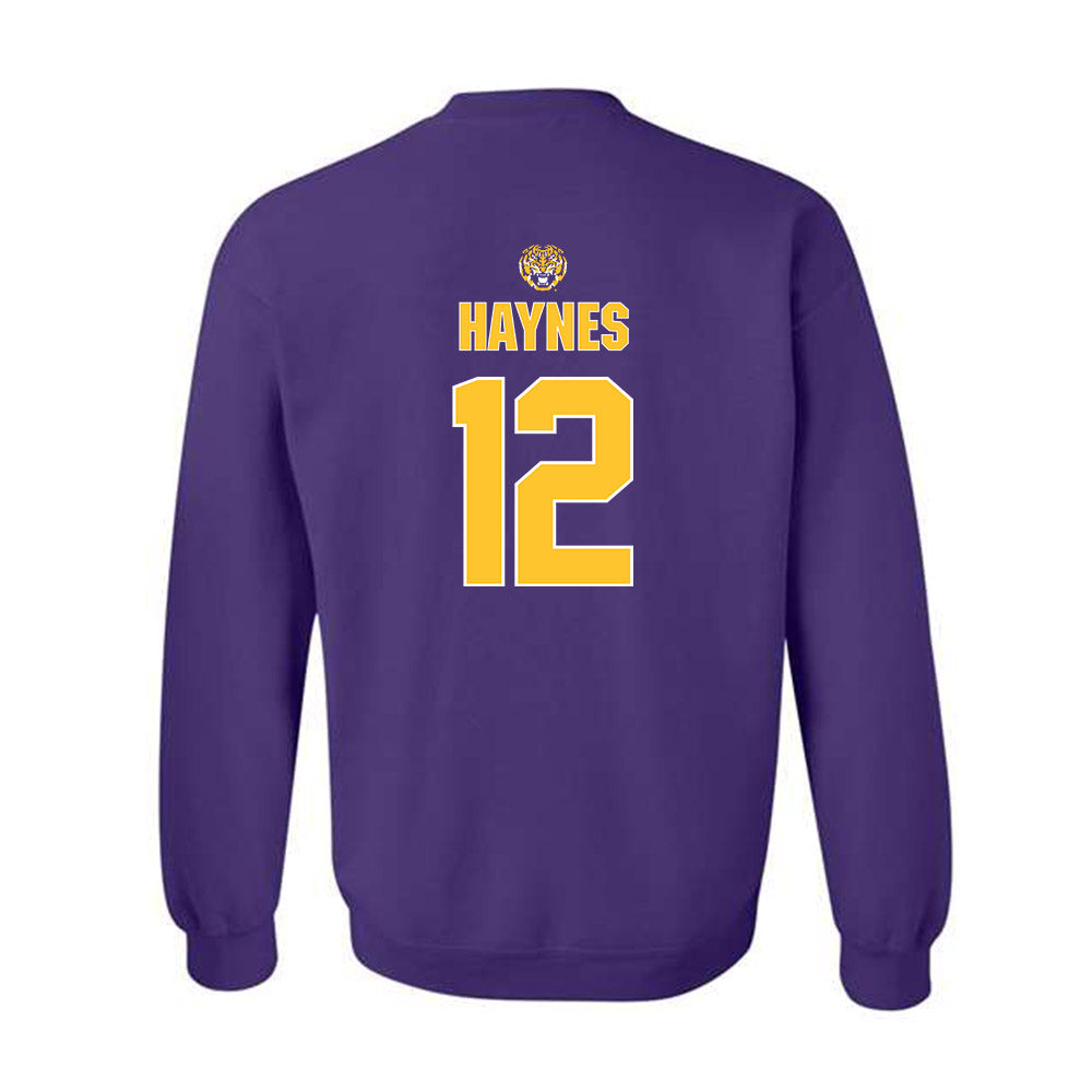 LSU - NCAA Beach Volleyball : Amber Haynes - Crewneck Sweatshirt