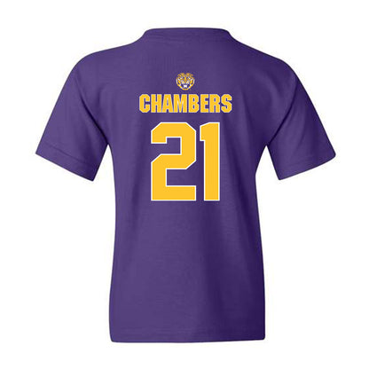 LSU - NCAA Beach Volleyball : Cassidy Chambers - Youth T-Shirt