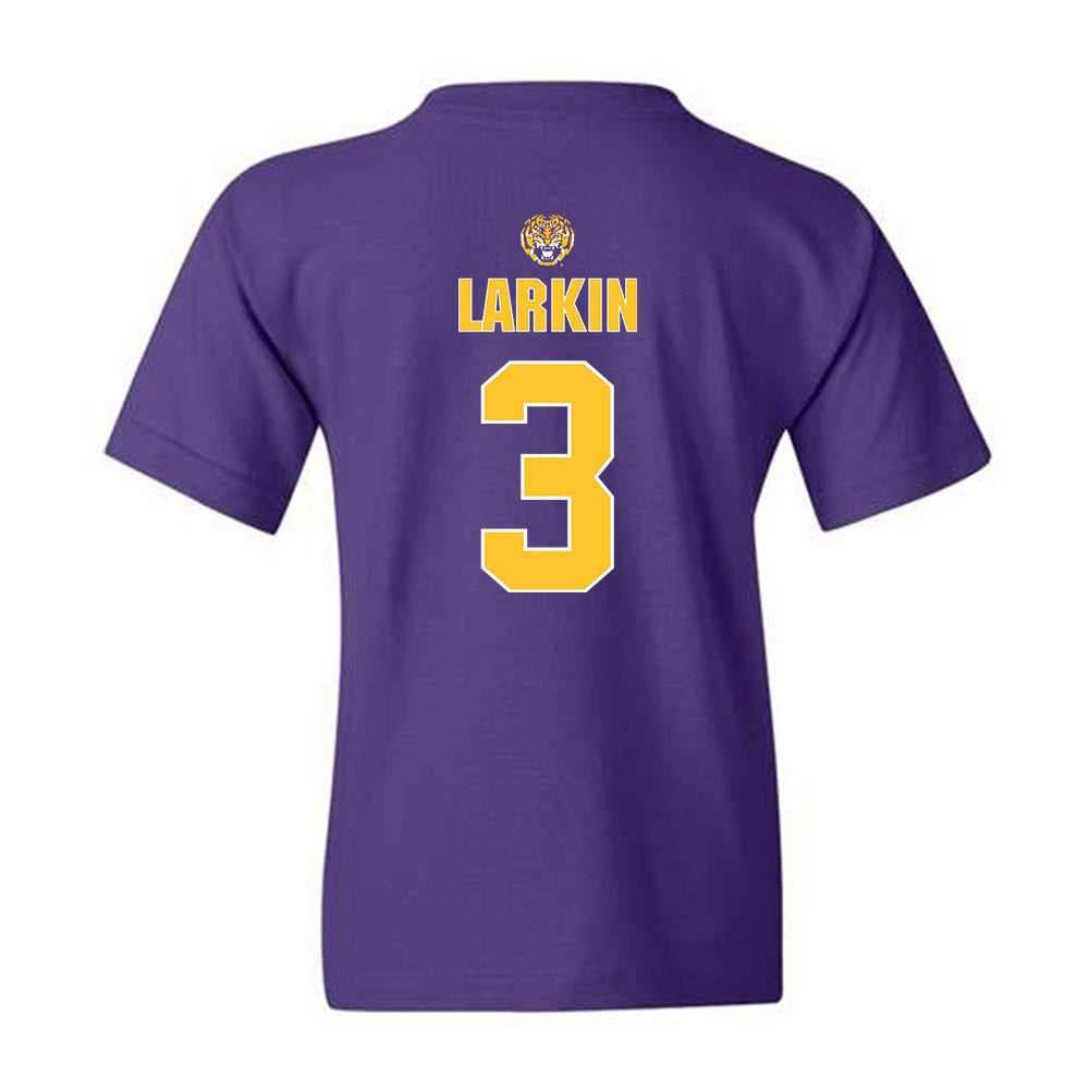 LSU - NCAA Beach Volleyball : Ella Larkin - Youth T-Shirt