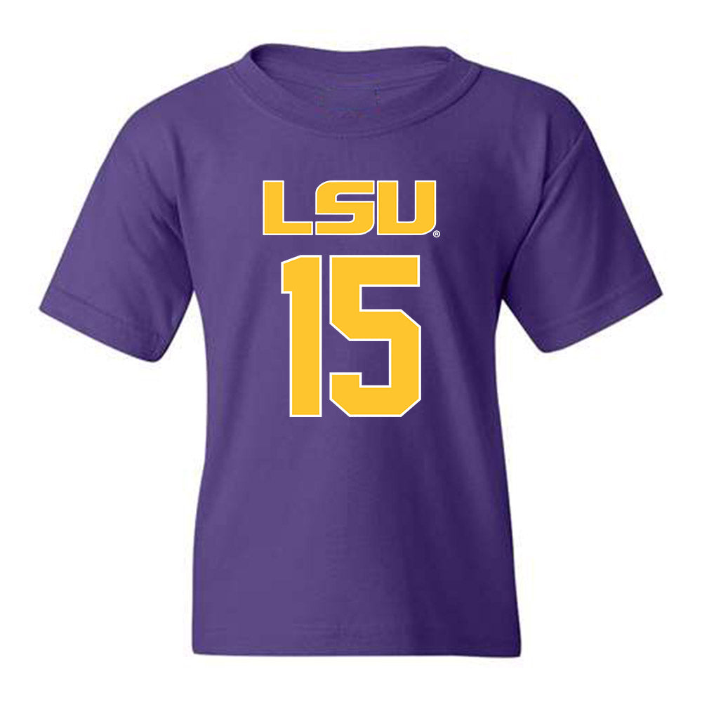 LSU - NCAA Beach Volleyball : Ellie Shank - Youth T-Shirt