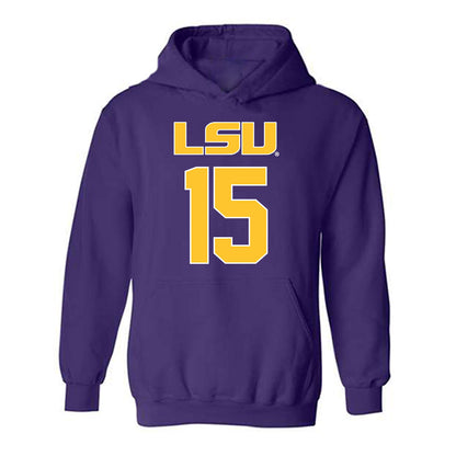 LSU - NCAA Beach Volleyball : Ellie Shank - Hooded Sweatshirt