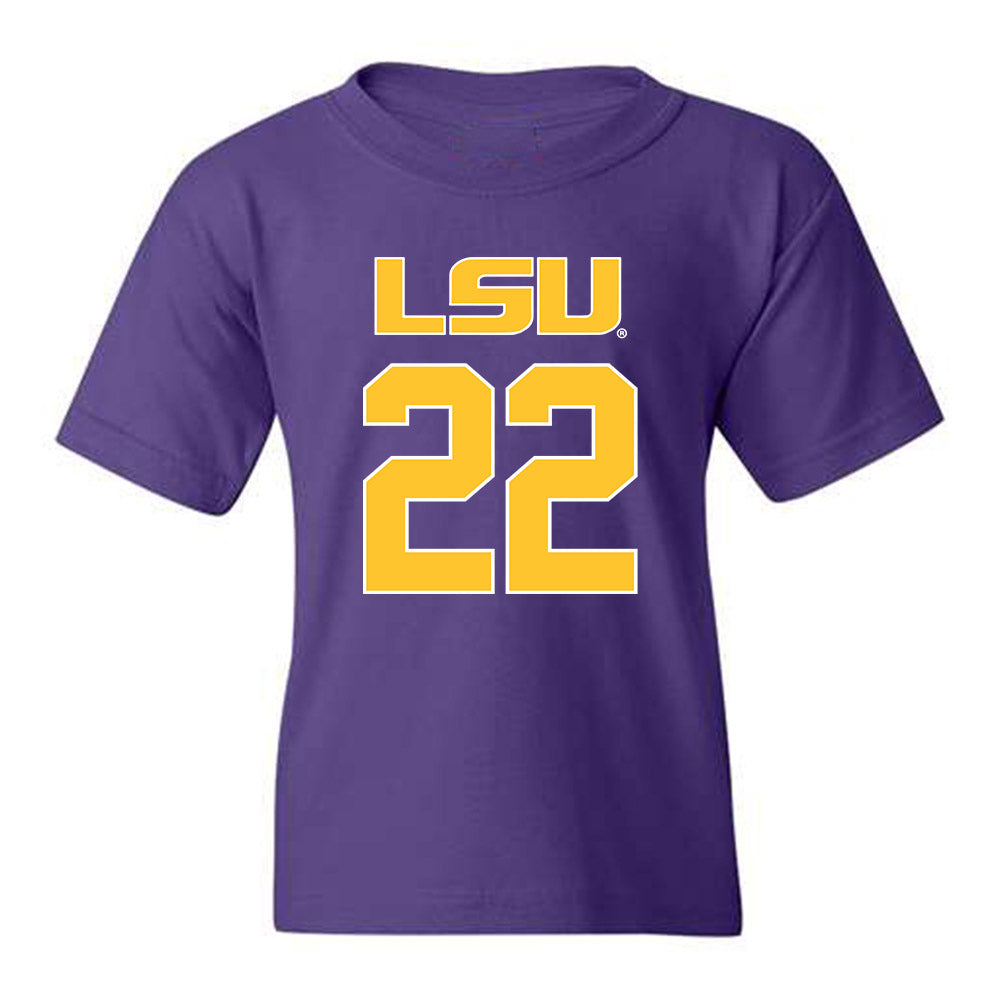 LSU - NCAA Beach Volleyball : Reilly Allred - Youth T-Shirt