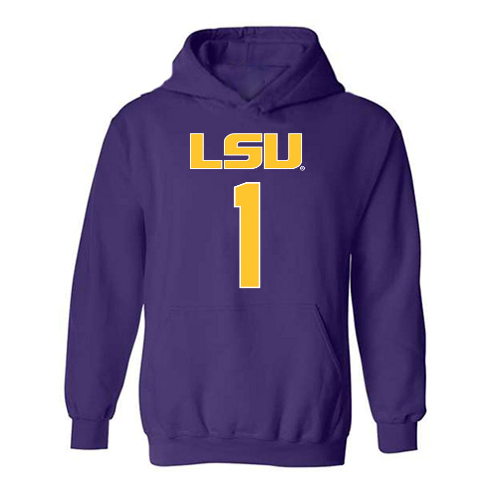 LSU - NCAA Beach Volleyball : Gracey James Campbell - Hooded Sweatshirt