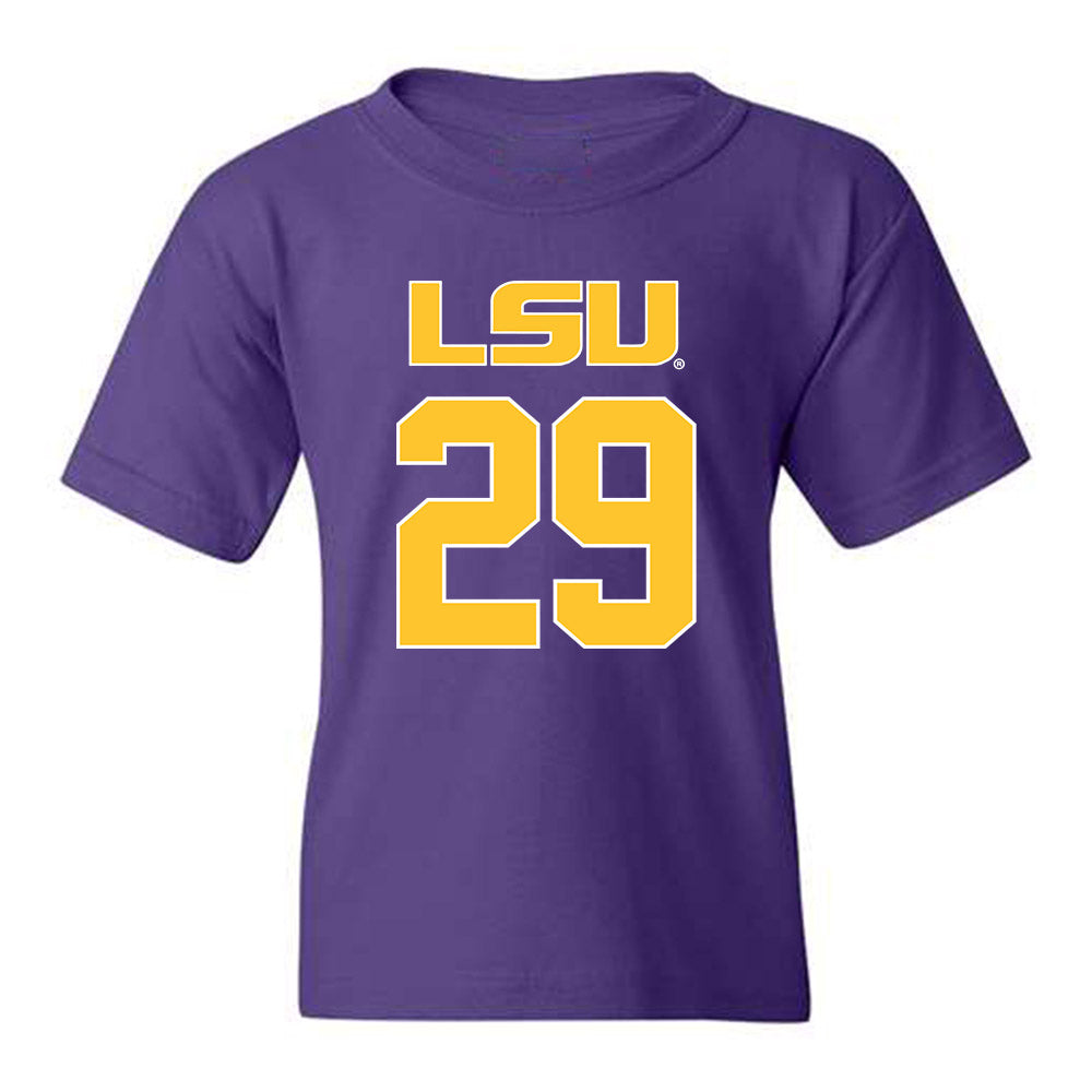 LSU - NCAA Beach Volleyball : Amaya Messier - Youth T-Shirt