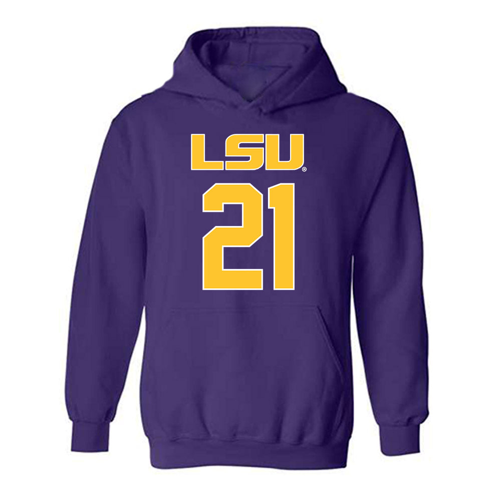 LSU - NCAA Beach Volleyball : Cassidy Chambers - Hooded Sweatshirt