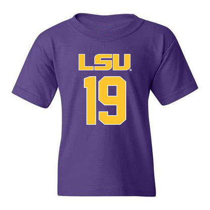 LSU - NCAA Beach Volleyball : Emily Mitter - Youth T-Shirt