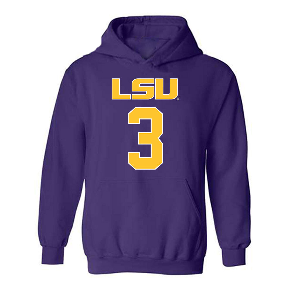 LSU - NCAA Beach Volleyball : Ella Larkin - Hooded Sweatshirt