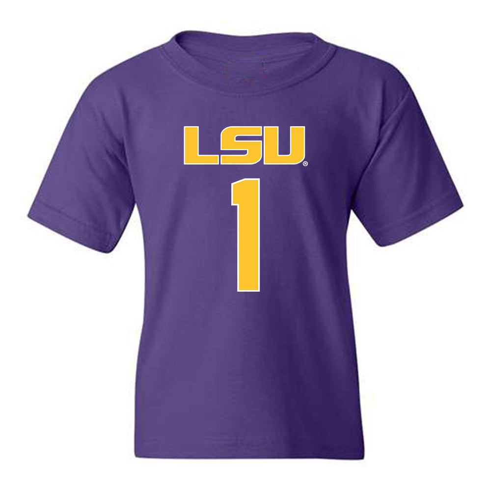 LSU - NCAA Beach Volleyball : Gracey James Campbell - Youth T-Shirt