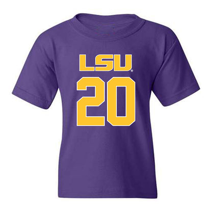 LSU - NCAA Beach Volleyball : Emma Johnson - Youth T-Shirt