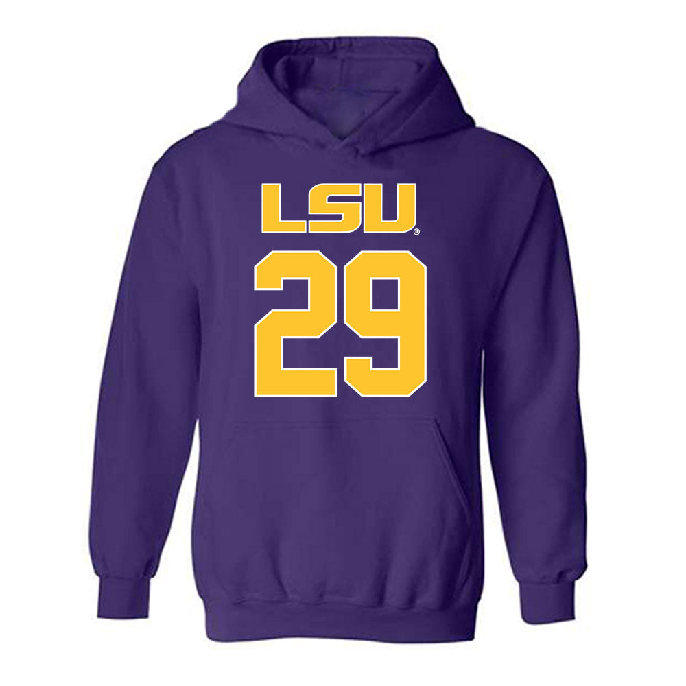 LSU - NCAA Beach Volleyball : Amaya Messier - Hooded Sweatshirt