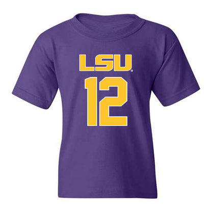 LSU - NCAA Beach Volleyball : Amber Haynes - Youth T-Shirt