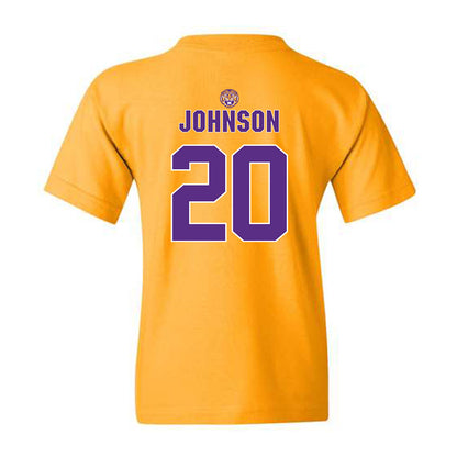 LSU - NCAA Beach Volleyball : Emma Johnson - Youth T-Shirt