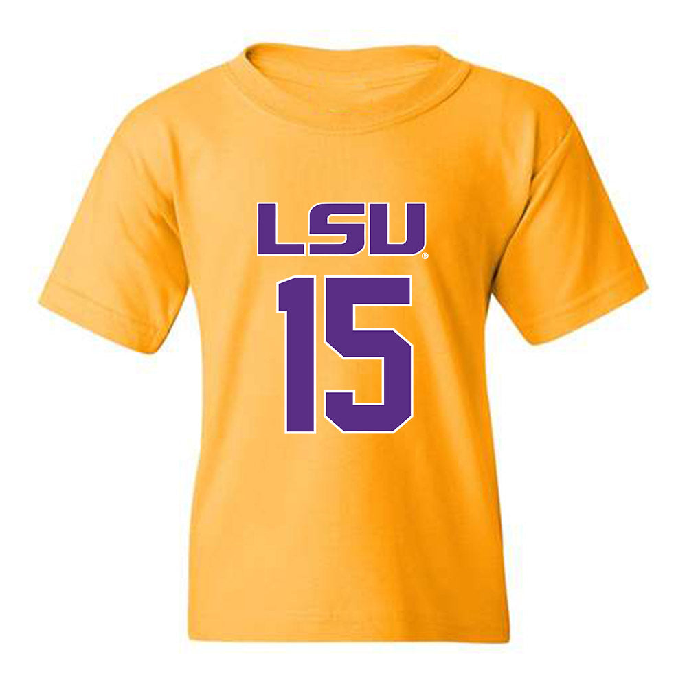 LSU - NCAA Beach Volleyball : Ellie Shank - Youth T-Shirt