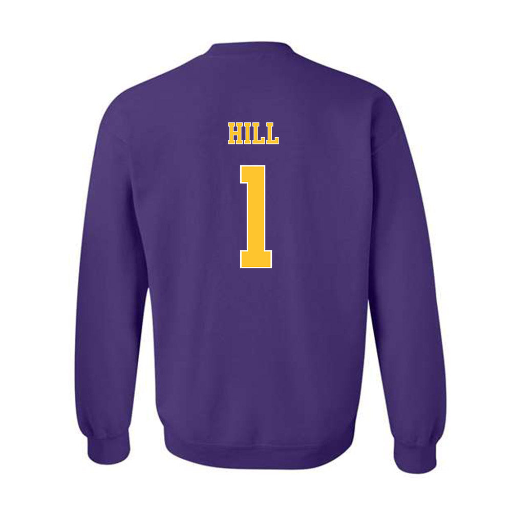 LSU - NCAA Women's Volleyball : Samarah Hill - Sport Shersey Crewneck Sweatshirt