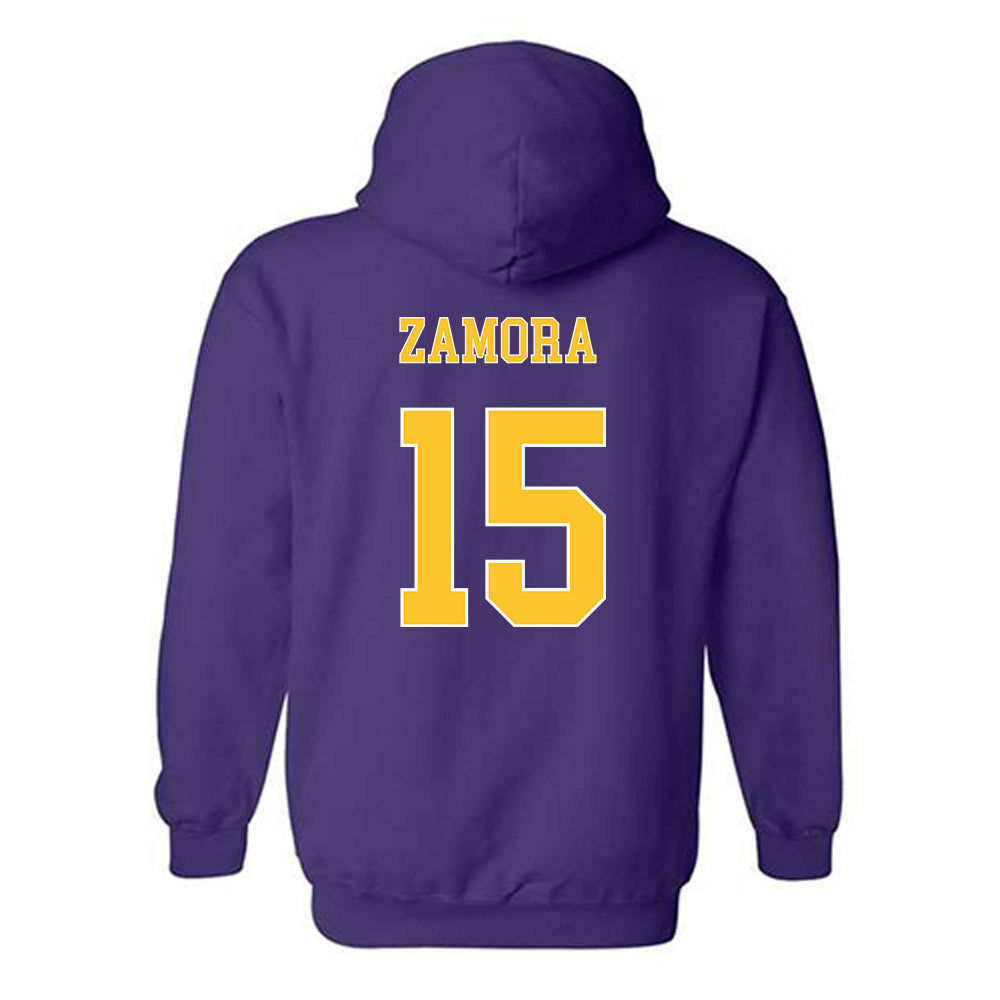 LSU - NCAA Women's Volleyball : Bri Zamora - Sport Shersey Hooded Sweatshirt