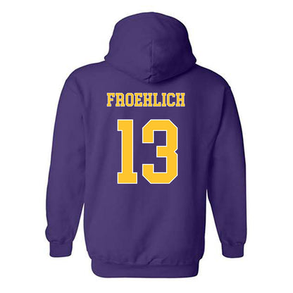 LSU - NCAA Women's Volleyball : AC Froehlich - Sport Shersey Hooded Sweatshirt