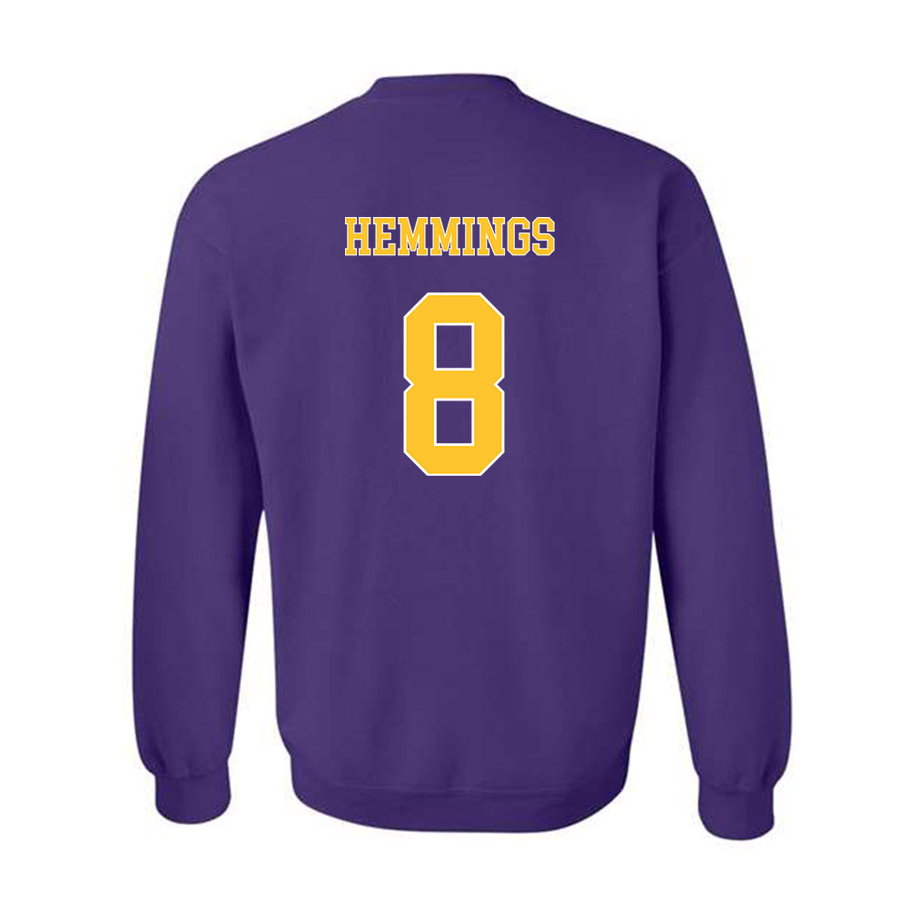 LSU - NCAA Women's Volleyball : Ella Hemmings - Sport Shersey Crewneck Sweatshirt