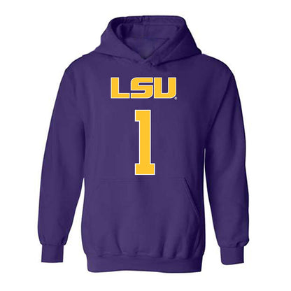 LSU - NCAA Women's Volleyball : Samarah Hill - Sport Shersey Hooded Sweatshirt