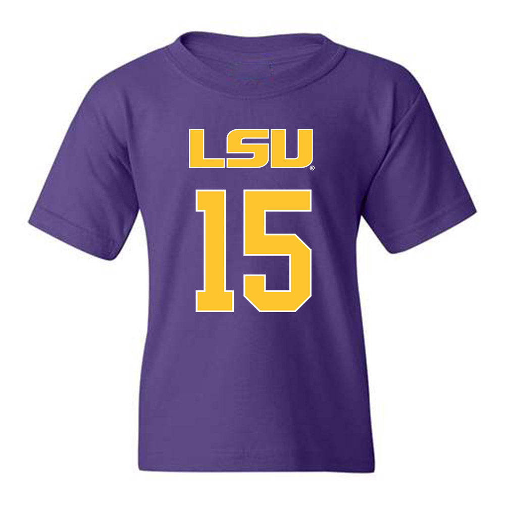 LSU - NCAA Women's Volleyball : Bri Zamora - Sport Shersey Youth T-Shirt