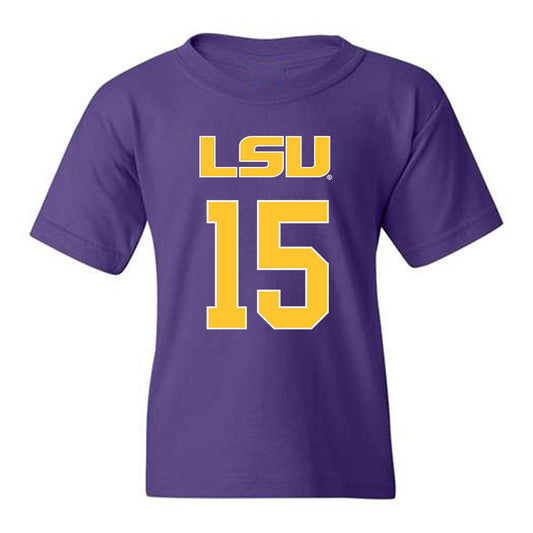 LSU - NCAA Women's Volleyball : Bri Zamora - Sport Shersey Youth T-Shirt