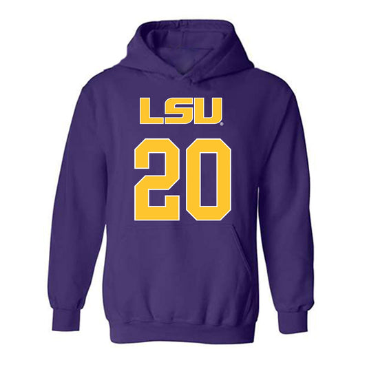 LSU - NCAA Women's Volleyball : Mika Rome - Sport Shersey Hooded Sweatshirt