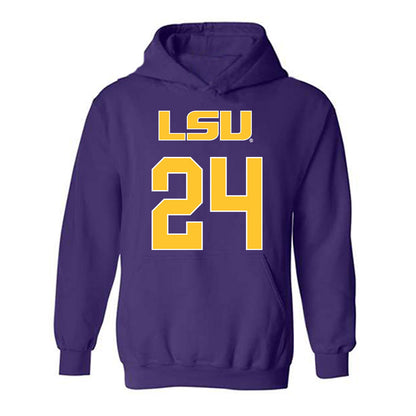 LSU - NCAA Women's Volleyball : Tatum Finlason - Sport Shersey Hooded Sweatshirt