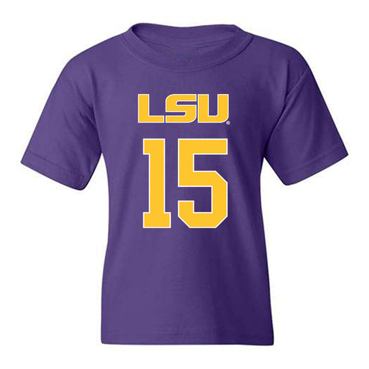 LSU - NCAA Women's Volleyball : Lauren Brooker - Sport Shersey Youth T-Shirt-0