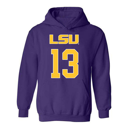 LSU - NCAA Women's Volleyball : AC Froehlich - Sport Shersey Hooded Sweatshirt