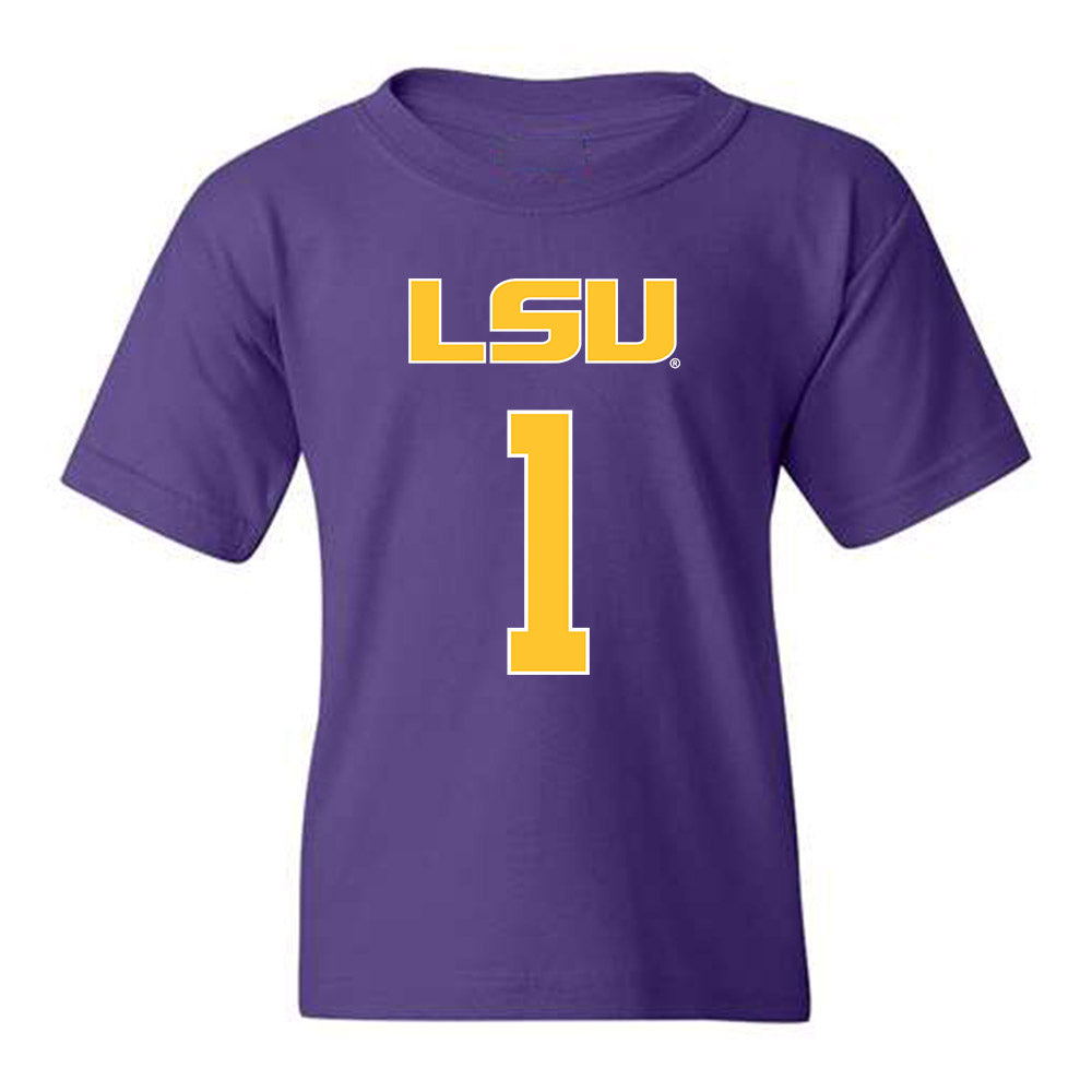 LSU - NCAA Women's Volleyball : Samarah Hill - Sport Shersey Youth T-Shirt