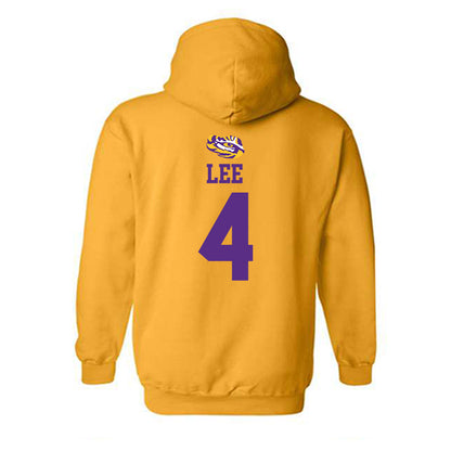 LSU - NCAA Women's Volleyball : Angie Lee - Replica Shersey Hooded Sweatshirt