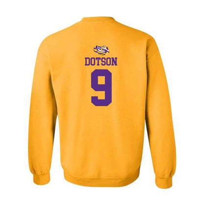 LSU - NCAA Women's Volleyball : Sanaa Dotson - Replica Shersey Crewneck Sweatshirt