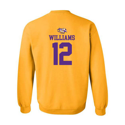 LSU - NCAA Women's Volleyball : Alia Williams - Replica Shersey Crewneck Sweatshirt