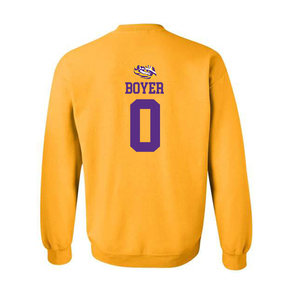 LSU - NCAA Women's Volleyball : Mackenzie Boyer - Replica Shersey Crewneck Sweatshirt