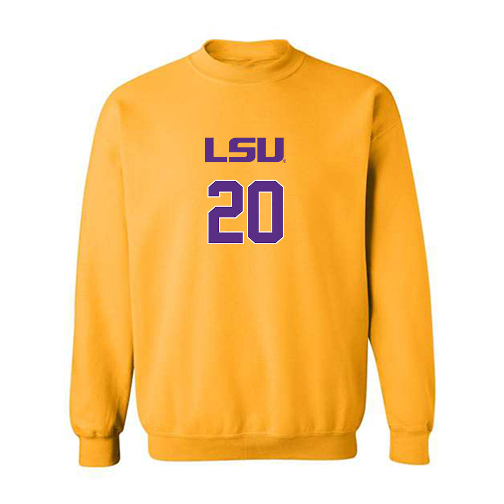 LSU - NCAA Women's Volleyball : Mika Rome - Replica Shersey Crewneck Sweatshirt