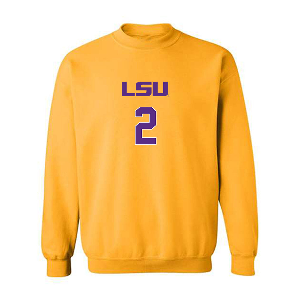 LSU - NCAA Women's Volleyball : Paige Flickinger - Replica Shersey Crewneck Sweatshirt