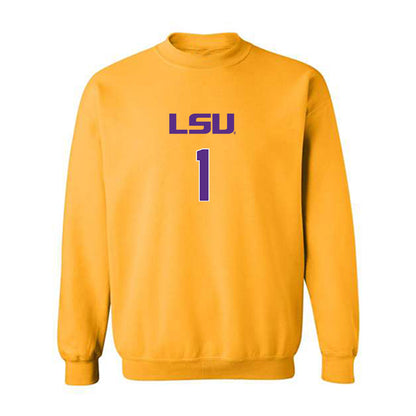 LSU - NCAA Women's Volleyball : Samarah Hill - Replica Shersey Crewneck Sweatshirt