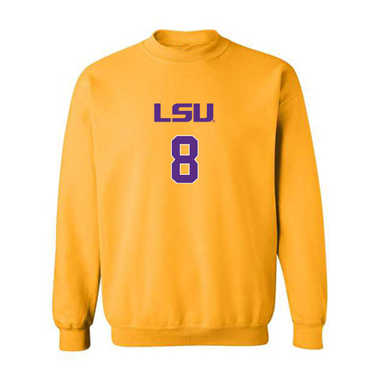 LSU - NCAA Women's Volleyball : Ella Hemmings - Replica Shersey Crewneck Sweatshirt