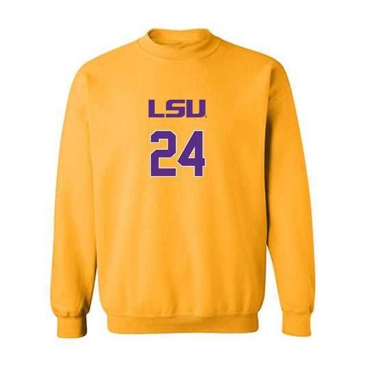 LSU - NCAA Women's Volleyball : Tatum Finlason - Replica Shersey Crewneck Sweatshirt