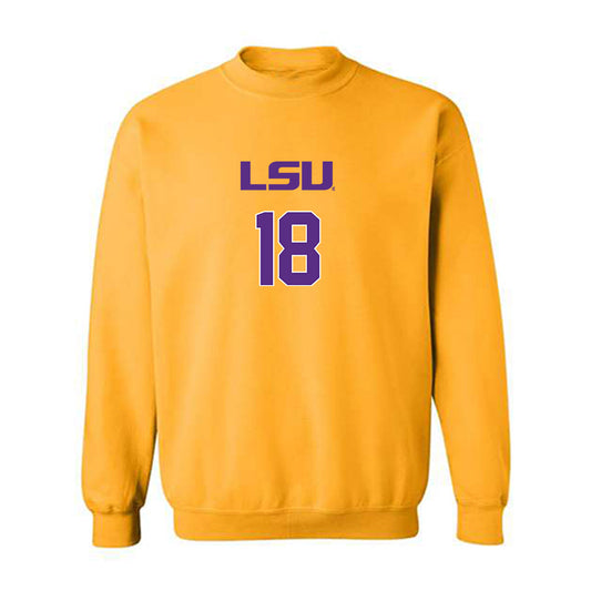 LSU - NCAA Women's Volleyball : Remi Nuss - Replica Shersey Crewneck Sweatshirt-0