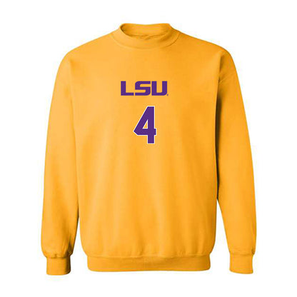 LSU - NCAA Women's Volleyball : Angie Lee - Replica Shersey Crewneck Sweatshirt